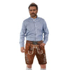 Men's Authentic Suede Lederhosen Antiqued with Waist Belt Oktoberfest Outfit 