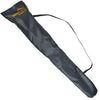 Outdoor Shooting Stick Spectator Adjustable Leather Walking Seat Black