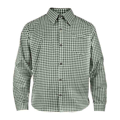 Bavarian Men Shirt Checked Apple Green