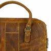 Crazy Horse Vintage Leather Bag Brown Edge Business Leather Bag