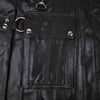 Customized Leather Utility Kilt Black Chained