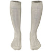 Traditional Bavarian Socks Classic Ivory White Oktoberfest Socks