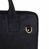 Leather Handbag Black Elite Crossbody Business Laptop Bag