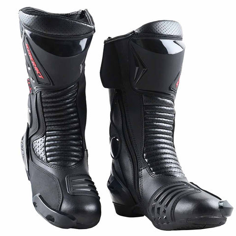 RIDERACT® Motorcycle Boots Race Ready Black