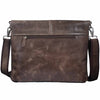 Vintage Leather Shoulder Bag Brown Leather Laptop Bag Retro