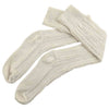 Traditional Bavarian Socks Classic Ivory White Oktoberfest Socks