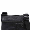 Stylish Leather Shoulder Bag Black