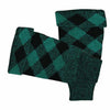 Scottish Kilt Hose Top Diced Green & Black