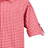 Bavarian Men Shirt Checked Red Berry