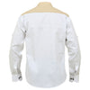Bavarian Men's Shirt White with Embroidery