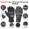 RIDERACT® Riding Motorcycle Leather Gloves Summer Rock’It