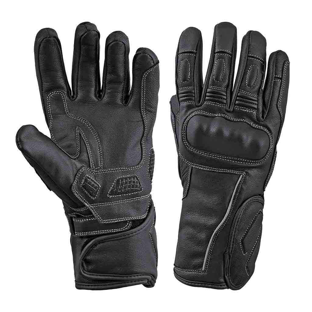 Viceroy Armored Leather and Silk Motorcycle Gloves - Janus Motorcycles