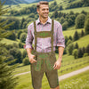 Men's Suede Leather Short Lederhosen 