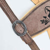 Suede Leather Short Lederhosen Suspenders Set 