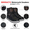 RIDERACT® Motorcycle Sneakers Air Black & White
