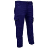 RIDERACT® Men Cotton Cargo Motorcycle Pant Blue