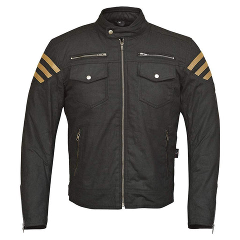 RIDERACT® Waxed Cotton Motorcycle Jacket Avista