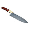 Handmade Damascus Chef Knife AMK008 Kitchen Knife D2 Stainless Steel Knife Beautiful Leather Sheath