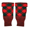 Scottish Kilt Hose Top Diced Red And Green