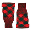 Scottish Kilt Hose Top Diced Red And Green