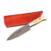 Handmade Damascus Chef Knife AMK011 Kitchen Knives Professional Meat Slicing Knife With Beautiful Leather Sheath