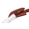 Handmade D2 Stainless Steel Chef Knife AMK019 Professional Kitchen Knife Beautiful Rose Wood with Leather Sheath