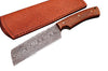 Handmade Damascus Cleaver Chef Knife AMK001 D2 Stainless Steel Kitchen Knife
