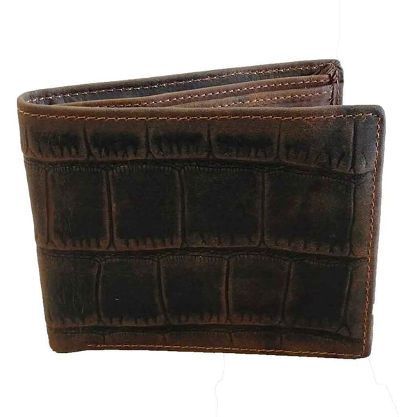 Crocodile Pattern Leather Wallet Lux218
