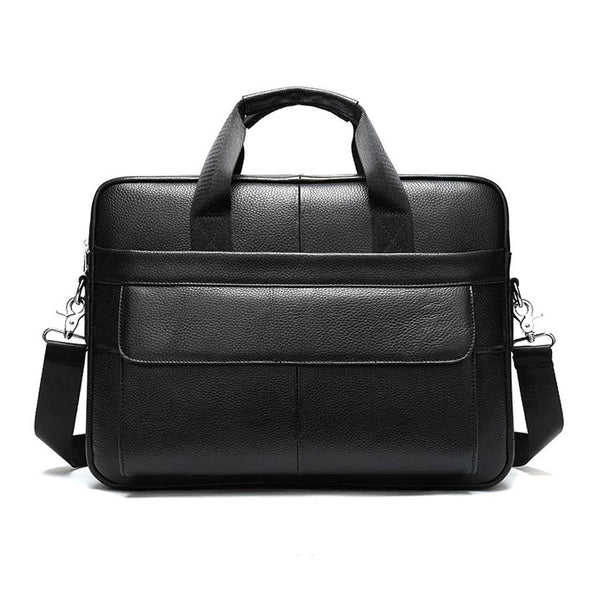 Laptop iPad Leather Bag Trend Black