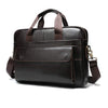 Laptop iPad Leather Bag Trend Brown