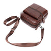 Executive Mini Leather Hand Bag Mota Coffee Brown