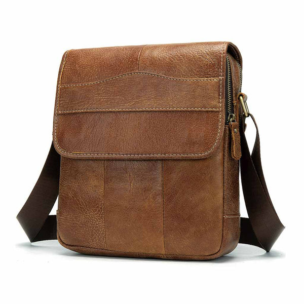 Crossbody Leather Shoulder Bag Zenta