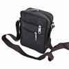 Travel Leather Shoulder Bag Zacki Dark Brown