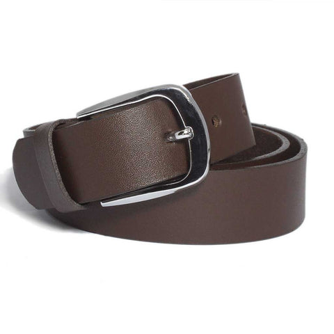 Essential Business Leather Belt Dressco Tea Brown