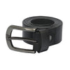 Business Grade Leather Belt Dotted Pattern Black