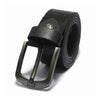 Business Grade Leather Belt Dotted Pattern Black