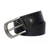 Business Grade Leather Belt Dotted Pattern Black