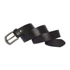 Business Grade Leather Belt Dotted Pattern Black