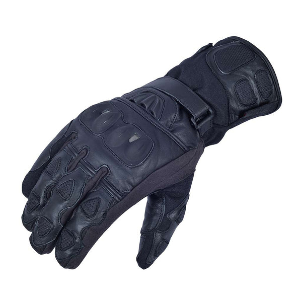 RIDERACT® Adventure Riding Leather Motorcycle Gloves TRIGEL