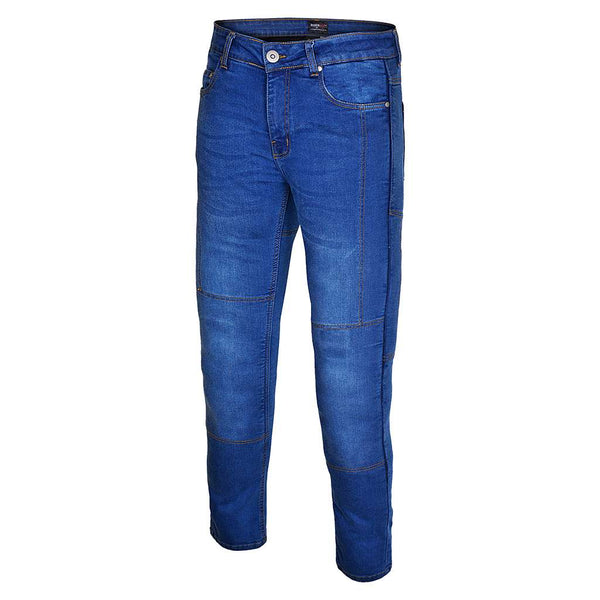 RIDERACT® Men's Riding Jeans Blue Reinforced with Aramid Fiber