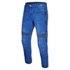 RIDERACT® Men's Bikers Style Riding Motorcycle Jeans Blue Reinforced with Aramid Fiber