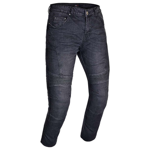 RIDERACT® Men's Bikers Style Jeans Black Reinforced with Aramid Fiber