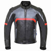 RIDERACT® Leather Motorcycle Jacket Martial