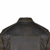 RIDERACT® Vintage Distressed Leather Jacket