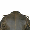 RIDERACT®  Vintage Brando Distress Leather Jacket