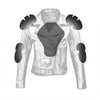 RIDERACT® Women Leather Motorcycle Jacket Brando Native