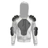 RIDERACT® Motorcycle Hoodie Riding Chrome Reinforced with Aramid Fiber