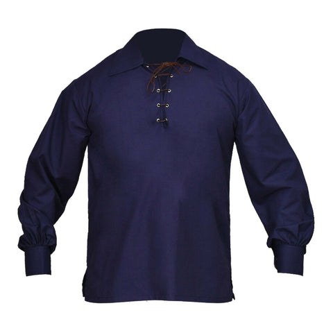 Jacobite Ghillie Shirt Navy Blue
