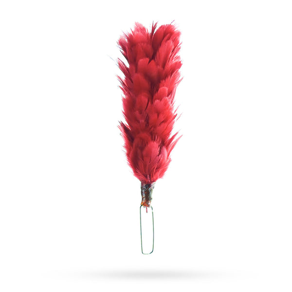 Glengarry Hat Feather Hackle Red