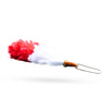 Scottish Traditional Glengarry Hat Feather Hackle Red Over White